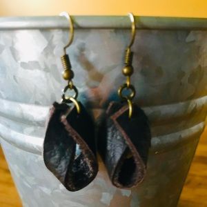 Leather Loop Earrings
